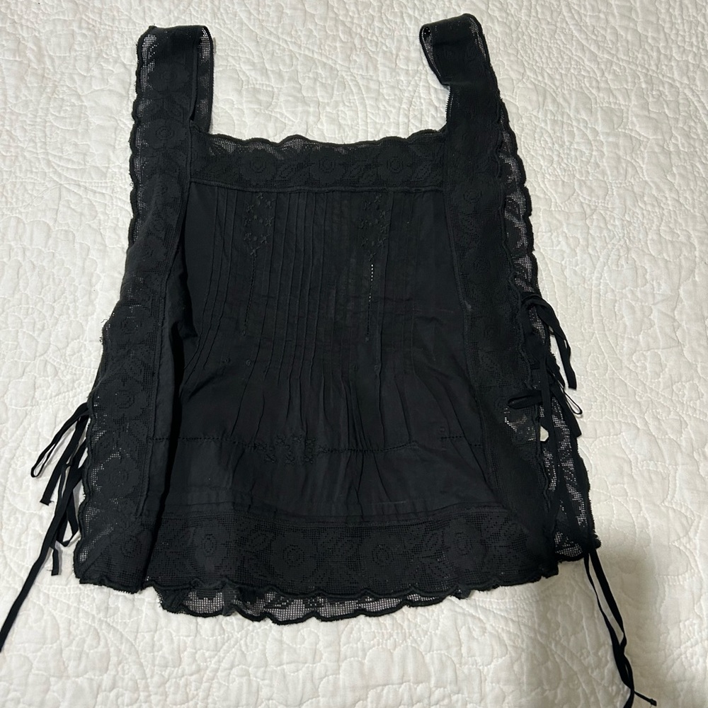 THE GREAT Attic Lace Tank Top